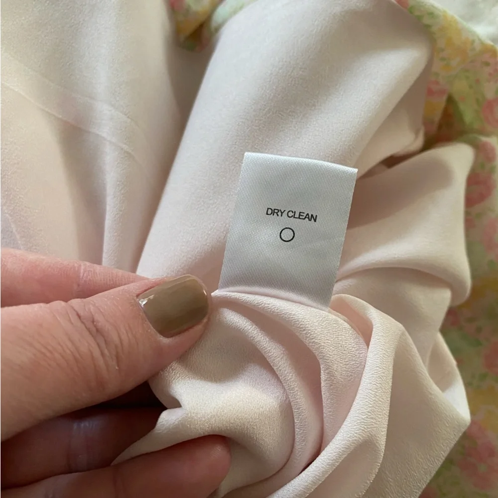 REVOLVE Majorelle Elaine Midi Dress Floral Pink Lemonade Multi XS - Picture 16 of 16